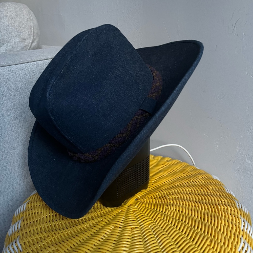 Denim Cowboy Hat